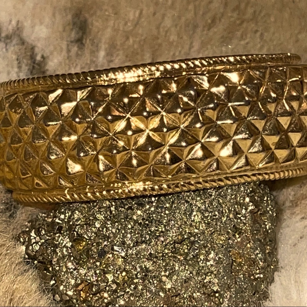 Kenneth Jay Lane Hinged Cuff Bracelet